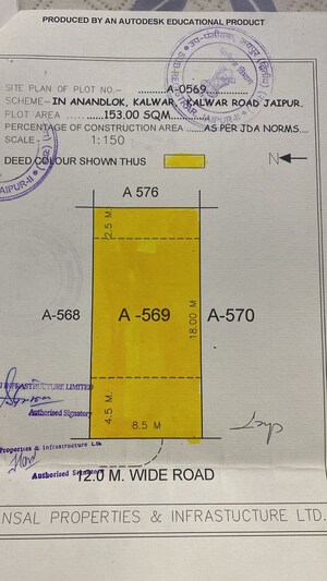  Plot For Sale in Ansal Anandlok Plots, Kalwar Road