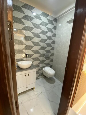 Bathroom in 3 BHK Builder Floor at Sai Enclave Niti Khand, Niti Khand – for Sale