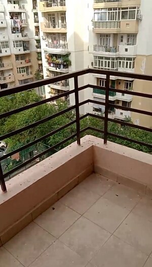 Balcony in 3 BHK Apartment at Keltech Golf Vista, Dundahera – for Sale