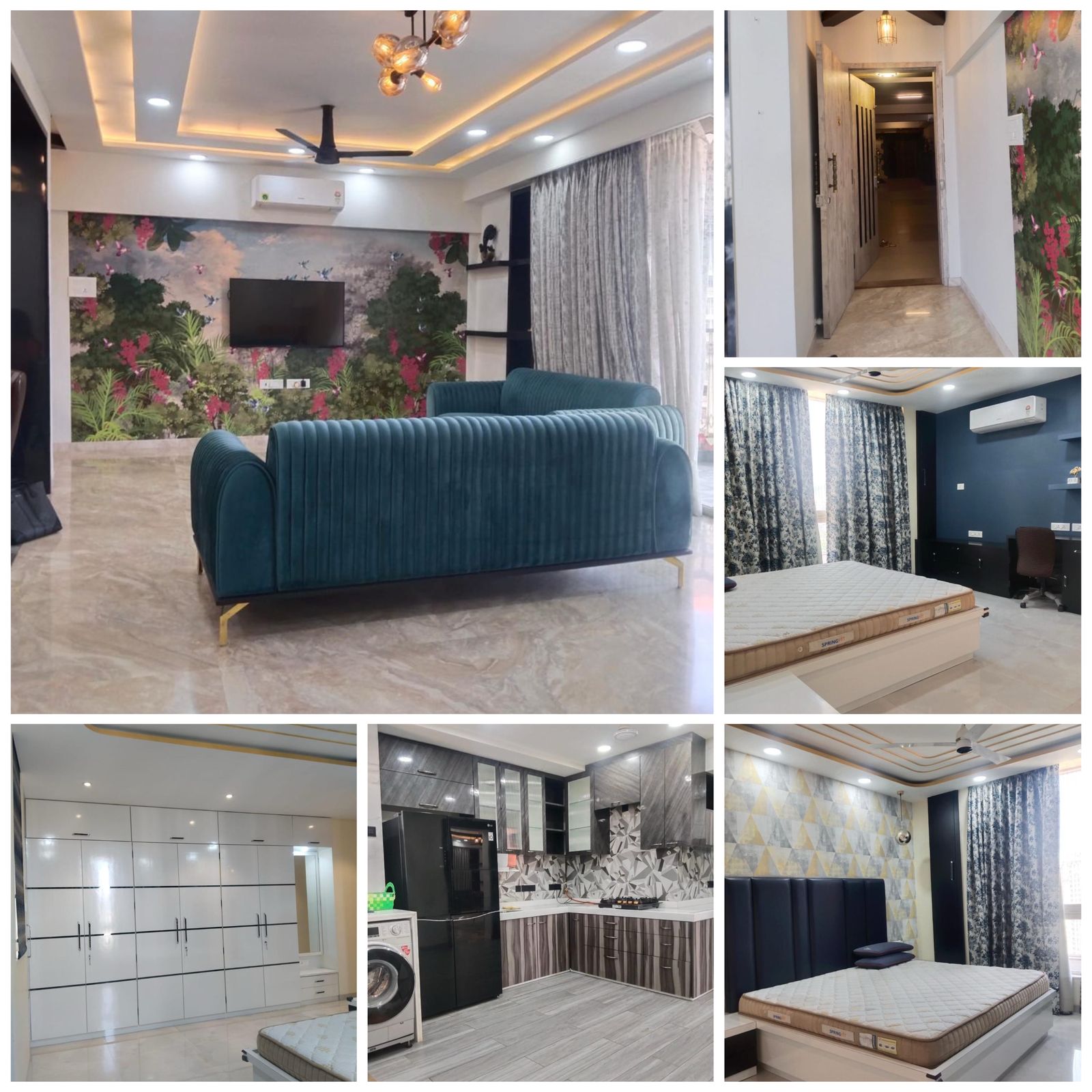 2 BHK + Pooja Room Apartment For Rent in Lodha Crown Quality Homes