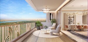 Balcony in 3.5 BHK Apartment at Thane West – for Sale