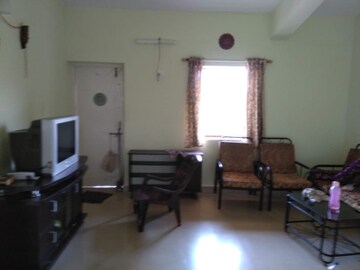 Living Room in 1 BHK Apartment at Siolim – for Rent