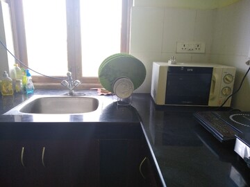 Kitchen in 1 BHK Apartment at Siolim – for Rent