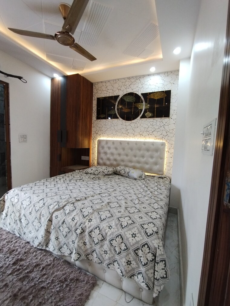 Bedroom, dwarka mor 2 Bedroom 550 Sq.Ft. Builder Floor In Dwarka Mor Delhi 8645830