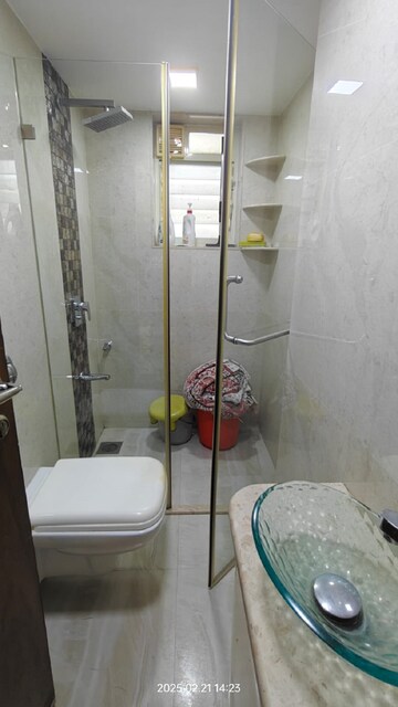 Bathroom in 3 BHK Apartment at Bandra West – for Rent