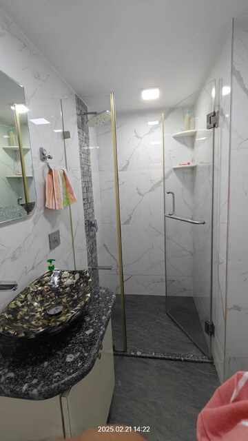 Bathroom in 3 BHK Apartment at Bandra West – for Rent