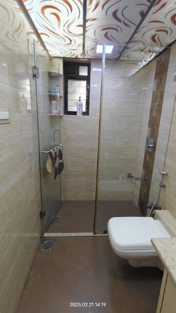 Bathroom in 3 BHK Apartment at Bandra West – for Rent