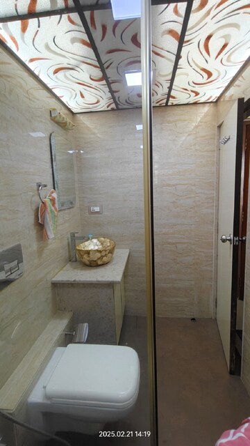 Bathroom in 3 BHK Apartment at Bandra West – for Rent