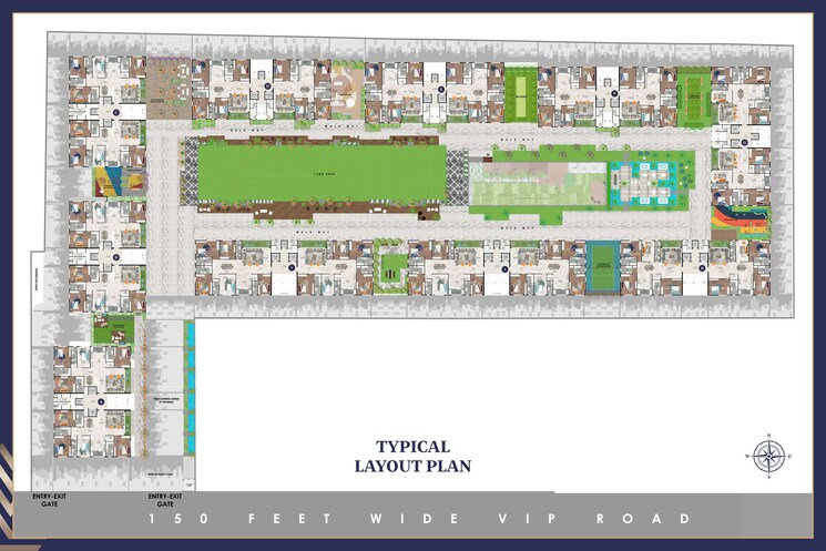 Master Plan, vesu 5 Bedroom 5700 Sq.Ft. Apartment In Vesu Surat 8646679