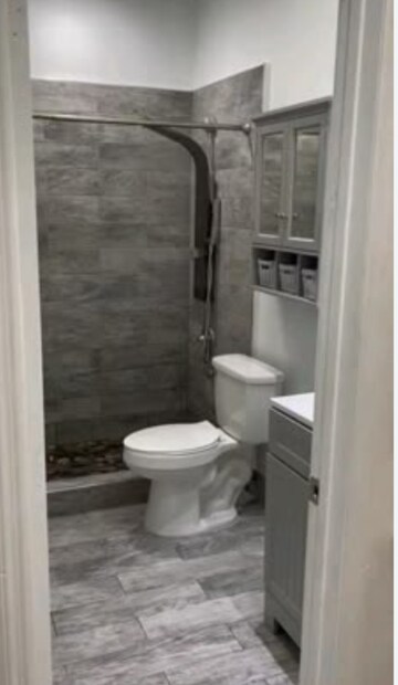 Bathroom in 2 BHK Builder Floor at Khirki Extension – for Rent