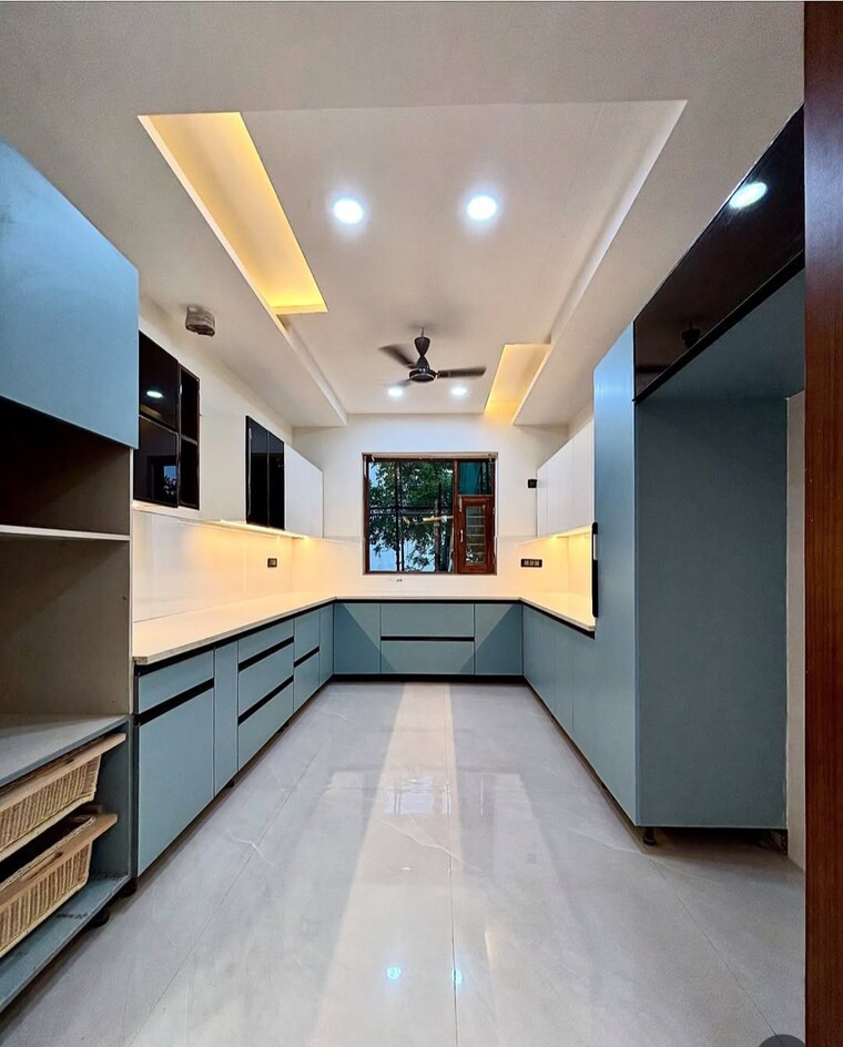 Kitchen, bptp-park-central 3 Bedroom 1680 Sq.Ft. Builder Floor In Sector 85 Faridabad 8646793