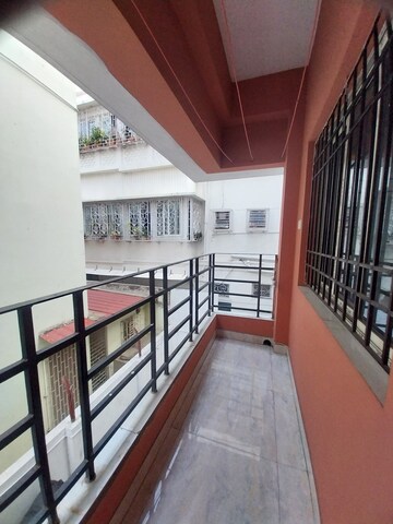 Balcony in 3 BHK Apartment at Tollygunge – for Rent