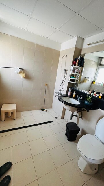 Bathroom in 3 BHK Apartment at Orchid Petals, Sector 49 – for Rent