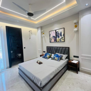 Bedroom in 3 BHK Builder Floor at Raj One Good Earth, Fazilpur Jharsa – for Sale