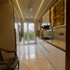 Kitchen in 4 BHK Builder Floor at 4S Aradhya Extension, Sector 67a – for Sale