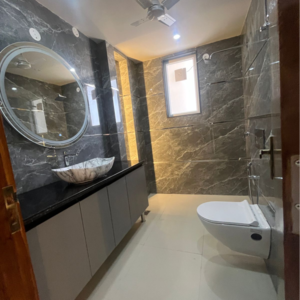 Bathroom in 4 BHK Builder Floor at 4S Aradhya Extension, Sector 67a – for Sale