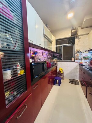 Kitchen in 2 BHK Apartment at Suvidha Jewel, Mulund East – for Sale