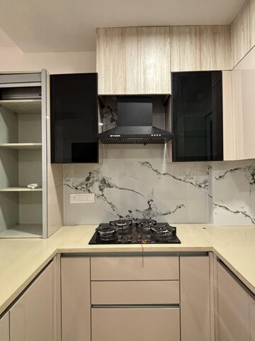Kitchen in 3 BHK Builder Floor at Boutique Residential Apartments G-88, Saket – for Rent