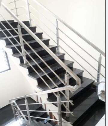 Staircase in 1 BHK Builder Floor at Rattan Apartment, Khanpur – for Rent