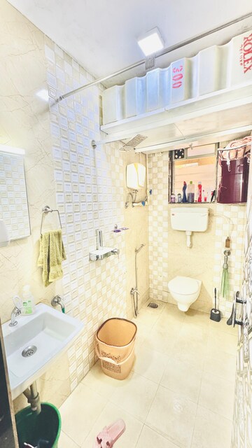 Bathroom in 1 BHK Apartment at Rosa Classic Apartment, Kasarvadavali – for Rent
