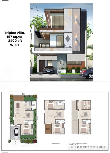 Floor Plan in 3.5 BHK Villa at Rudraram – for Sale