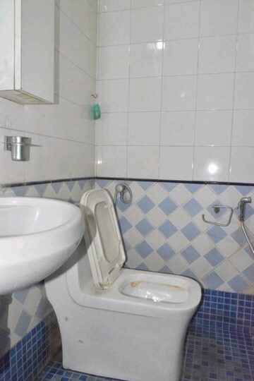 Bathroom in 2 BHK Apartment at Kanakia Eternity Apartments, Dharamveer Nagar – for Rent