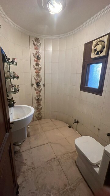 Bathroom in 3 BHK Apartment at Mahesh Apartments, Vasundhara Enclave – for Sale