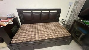 Bedroom in 3 BHK Apartment at Fancy Apartments, Vasundhara Enclave – for Rent