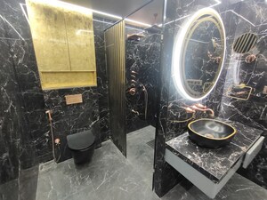 Living Room in 3 BHK Apartment at JP Iscon Platinum, Bopal – for Sale