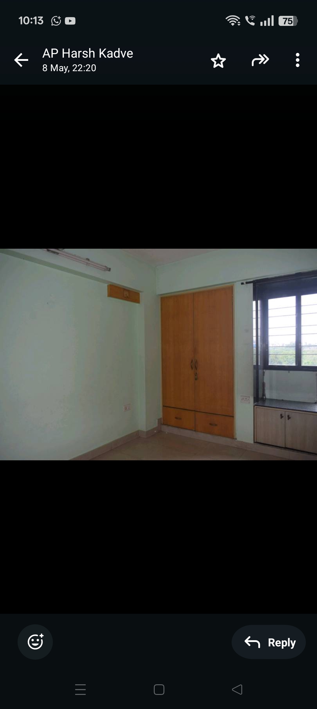 2 BHK + Servant Room Apartment For Rent in Kamal Apartment Teen Hath Naka