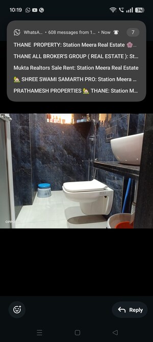 Bathroom in 2 BHK Apartment at Dss Mahavir Millennium, Vasant Vihar – for Sale