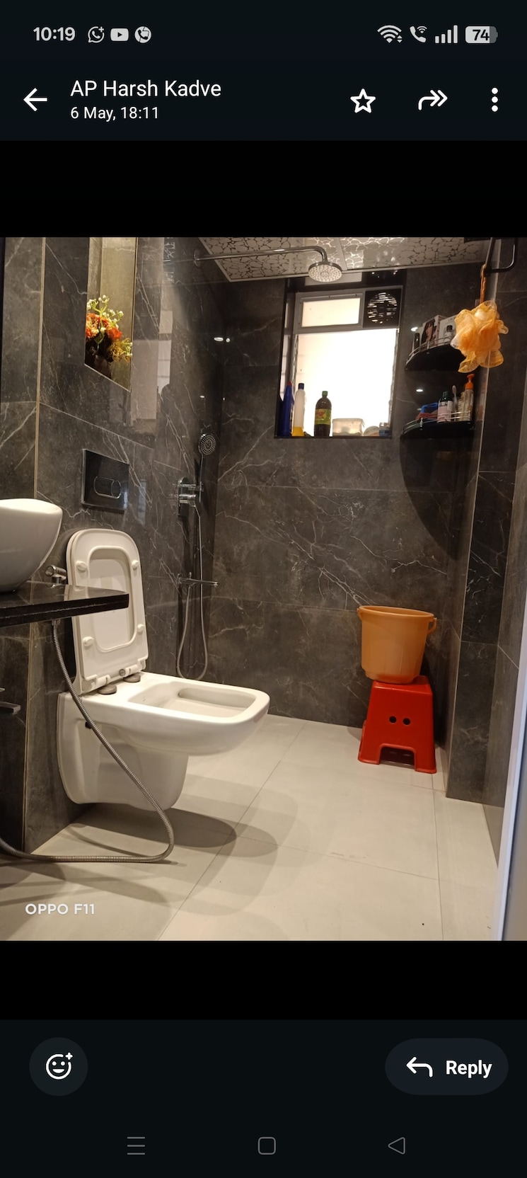 Bathroom, dss-mahavir-millennium 2 Bedroom 700 Sq.Ft. Apartment In Vasant Vihar Thane 8647721