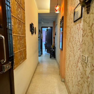 Building Lobby in 2 BHK Builder Floor at Lajpat Nagar I – for Rent