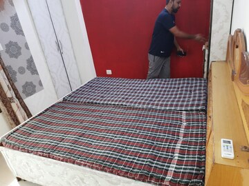 Bedroom in 2 BHK Builder Floor at Mahavir Enclave 1 – for Rent