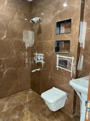 Bathroom in 3 BHK Builder Floor at Chattarpur – for Sale