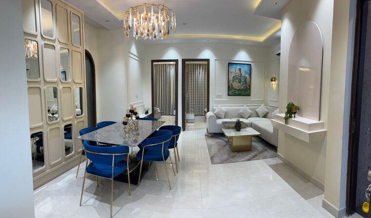 Living Room, pinnacle-aeren-homes 3 Bedroom 1600 Sq.Ft. Builder Floor In Pir Machalla Zirakpur 8648123