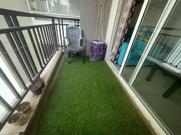 Balcony in 2 BHK Apartment at Theme Ambience Golf View, Gachibowli – for Rent