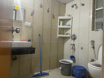 Bathroom in 2 BHK Apartment at Theme Ambience Golf View, Gachibowli – for Rent