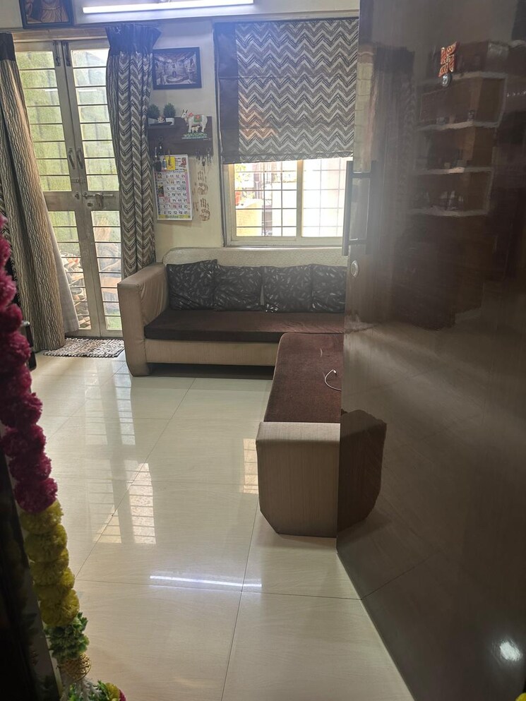 Living Room, krishna-icon 2 Bedroom 930 Sq.Ft. Apartment In Alandi Pune 8648235