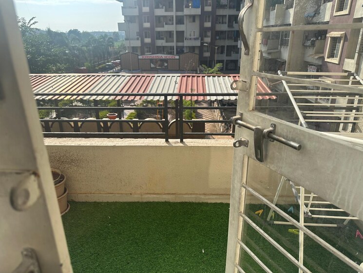 Balcony, krishna-icon 2 Bedroom 930 Sq.Ft. Apartment In Alandi Pune 8648235