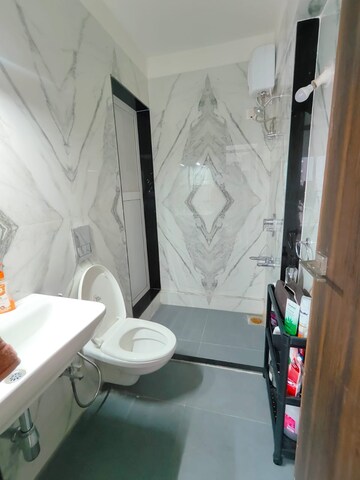 Bathroom in 2 BHK Apartment at Ekdanta New Suraj Tower, Pokhran Road No One – for Rent