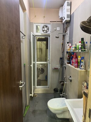 Bathroom in 2 BHK Apartment at Ashar Sapphire, Kapur Bawdi – for Sale