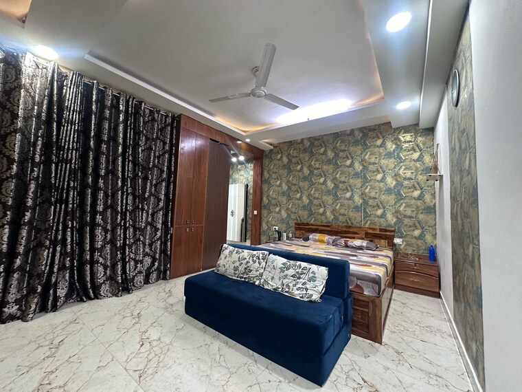 Bedroom, green fields colony 3 Bedroom 1600 Sq.Ft. Builder Floor In Green Fields Colony Faridabad 8648462