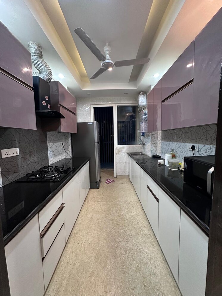 Kitchen, ansal-sushant-apartments 3 Bedroom 215 Sq.Ft. Builder Floor In Sushant Lok I Gurgaon 8648783