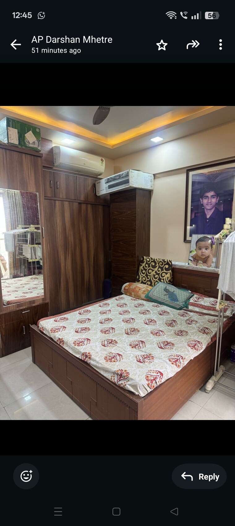 Bedroom, ashar-sapphire 2 Bedroom 700 Sq.Ft. Apartment In Kapur Bawdi Thane 8648792