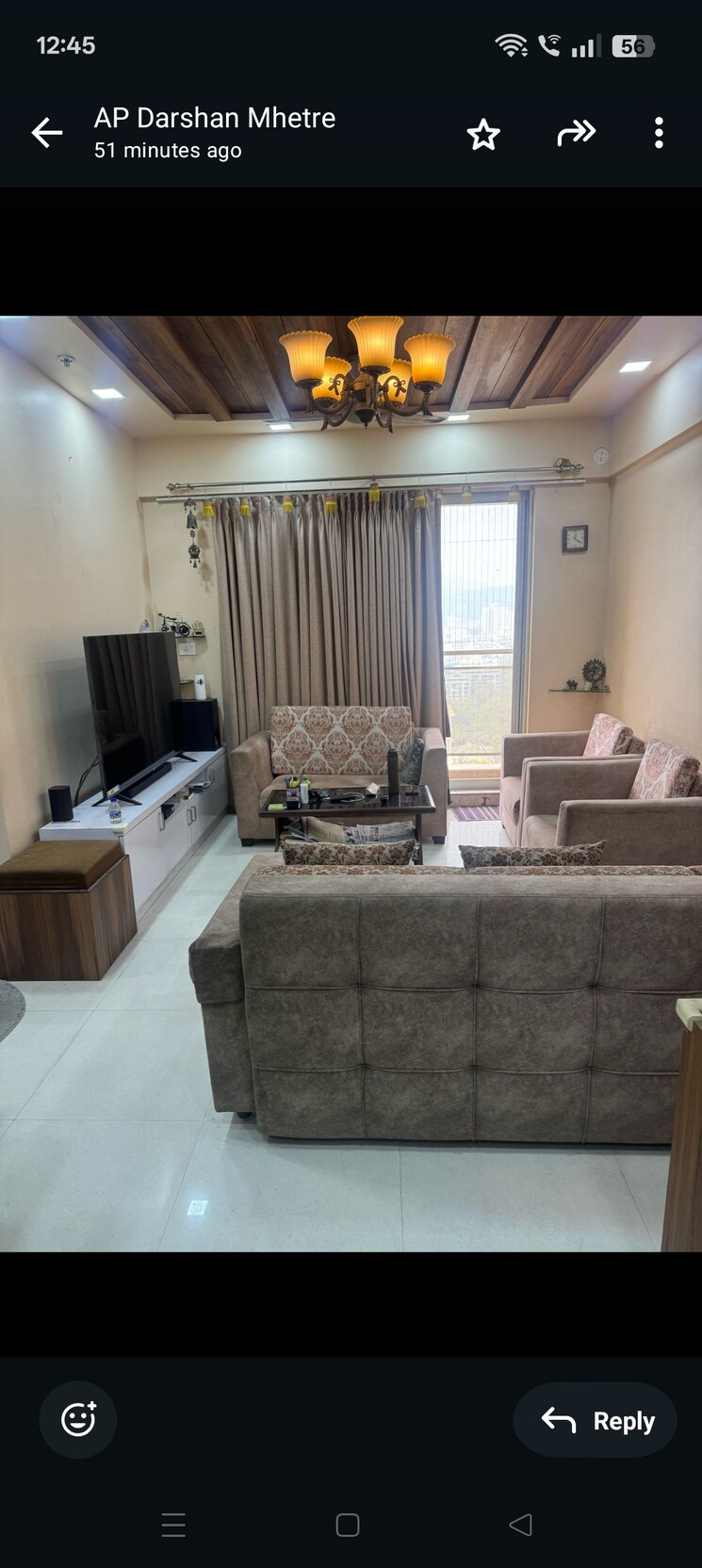 Master Bedroom, ashar-sapphire 2 Bedroom 700 Sq.Ft. Apartment In Kapur Bawdi Thane 8648792