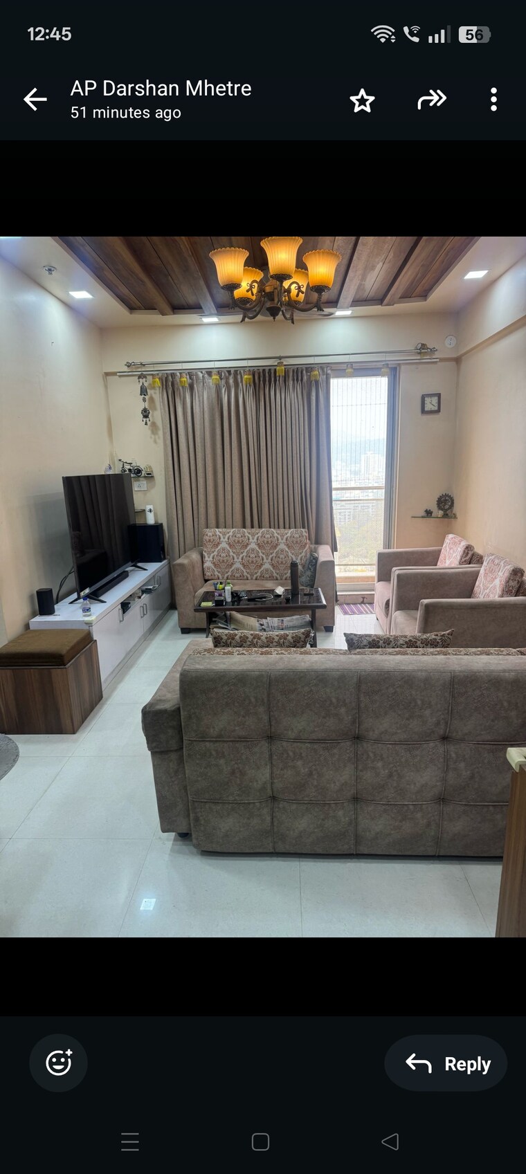 Master Bedroom, ashar-sapphire 2 Bedroom 700 Sq.Ft. Apartment In Kapur Bawdi Thane 8648792