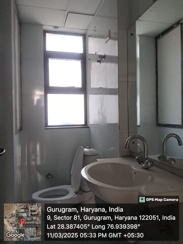 Bathroom in 3 BHK Apartment at Ansal Height 86, Sector 86 – for Rent