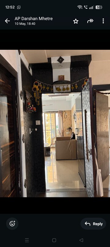 Kitchen in 2 BHK Apartment at Hiranandani IRIS, Manpada – for Rent