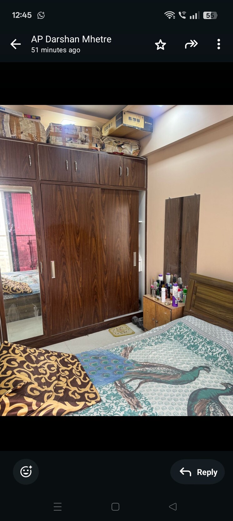 Bedroom, hiranandani-iris 2 Bedroom 700 Sq.Ft. Apartment In Manpada Thane 8648875